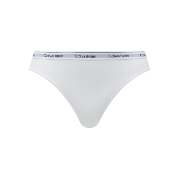 Calvin Klein - Γυναικείο Slip 3 Pack Icon Logo LV00QD5207-GG2 Μαύρο/Λευκό/Γαλάζιο LV00QD5207-GG2
