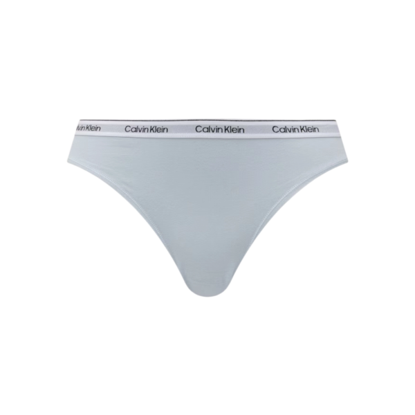Calvin Klein - Γυναικείο Slip 3 Pack Icon Logo LV00QD5207-GG2 Μαύρο/Λευκό/Γαλάζιο LV00QD5207-GG2