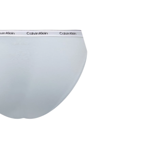 Calvin Klein - Γυναικείο Slip 3 Pack Icon Logo LV00QD5207-GG2 Μαύρο/Λευκό/Γαλάζιο LV00QD5207-GG2