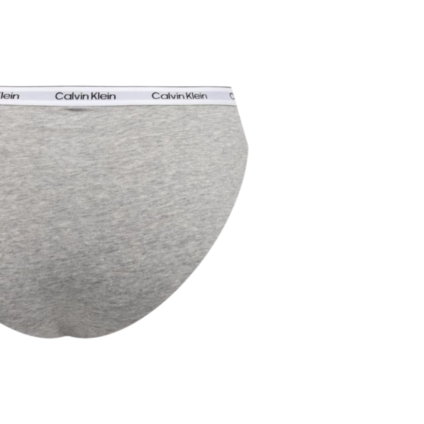 Calvin Klein - Γυναικείο Slip 3 Pack Icon Logo LV00QD5207-H03 Μαύρο/Γκρί/Fantasia LV00QD5207-H03