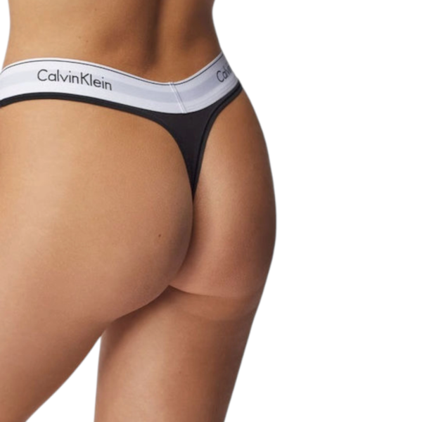 Calvin Klein - Γυναικείο String Ck Thong LV00QF8518-UB1 Μαύρο LV00QF8518-UB1