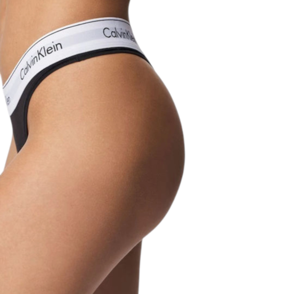 Calvin Klein - Γυναικείο String Ck Thong LV00QF8518-UB1 Μαύρο LV00QF8518-UB1