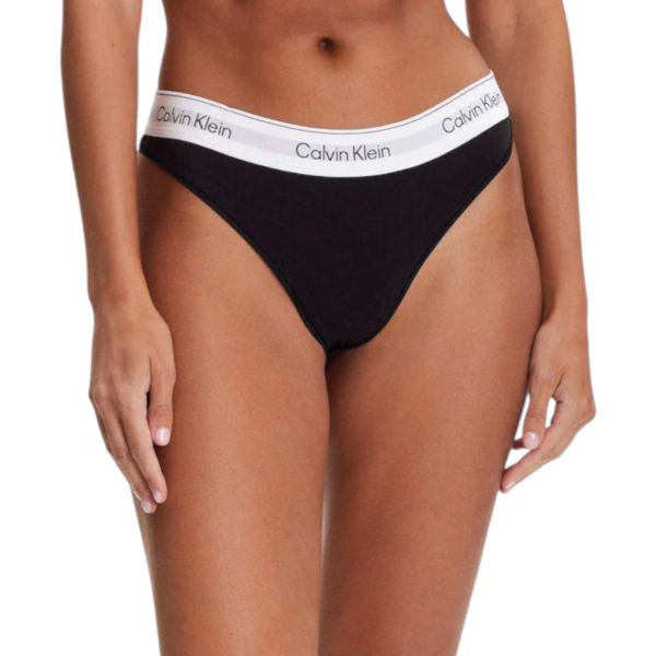 Calvin Klein - Γυναικείο String Ck Thong LV00QF8518-UB1 Μαύρο LV00QF8518-UB1