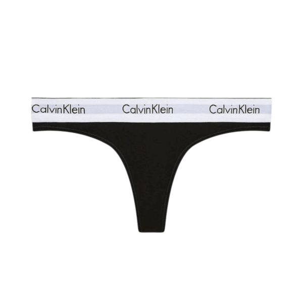 Calvin Klein - Γυναικείο String Ck Thong LV00QF8518-UB1 Μαύρο