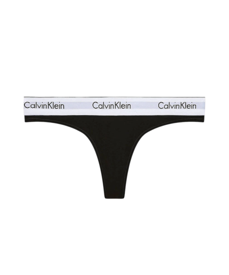 Calvin Klein - Γυναικείο String Ck Thong LV00QF8518-UB1 Μαύρο