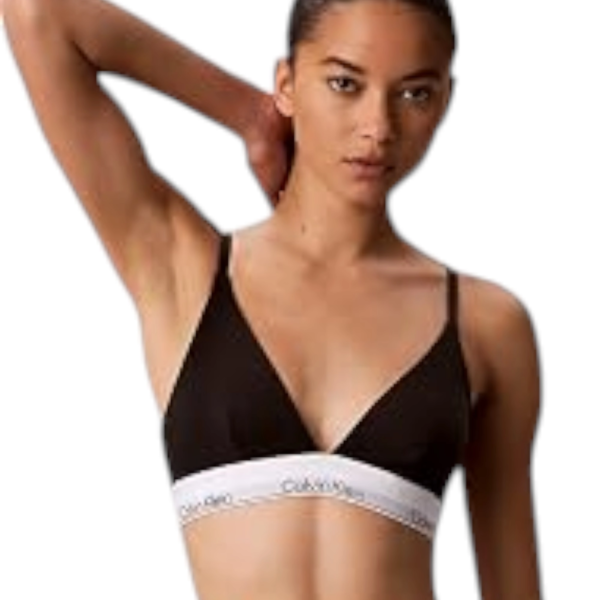 Calvin Klein - Γυναικείο String Icon 2 Pack Cotton Modal LV00QF8834-PSO Μαύρο/Γαλάζιο LV00QF8834-PSO