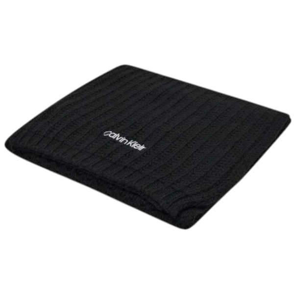 Calvin Klein - Γυναικείο Κασκόλ Oversized Knit Scarf 30X180 K60K608496-BAX Μαύρο