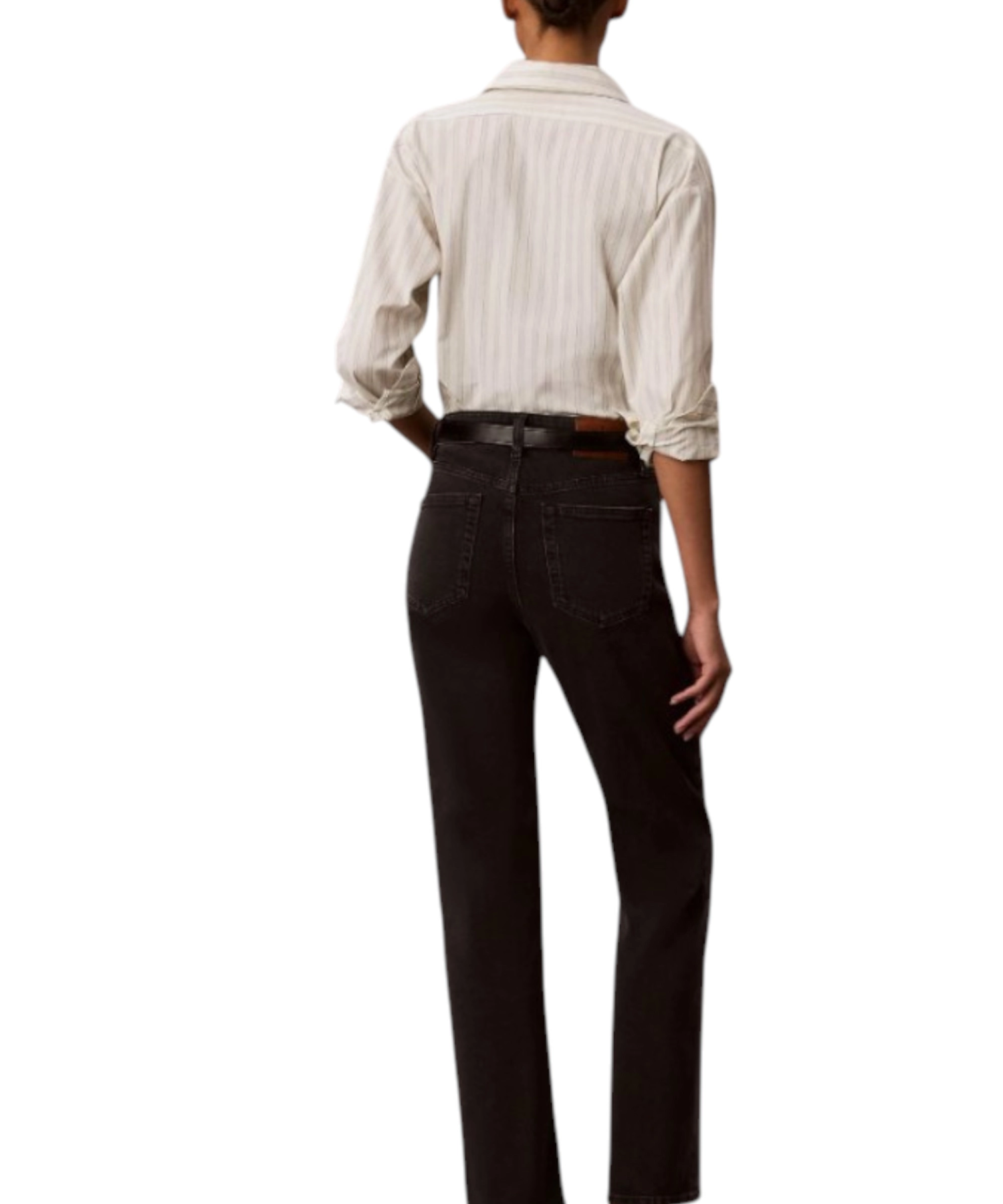 Calvin Klein – Γυναικείο Παντελόνι Τζιν High Rise Straight LV047F708G-Q2L Μαύρο (5) Calvin Klein - Γυναικείο Παντελόνι Τζιν High Rise Straight LV047F708G-Q2L Μαύρο LV047F708G-Q2L