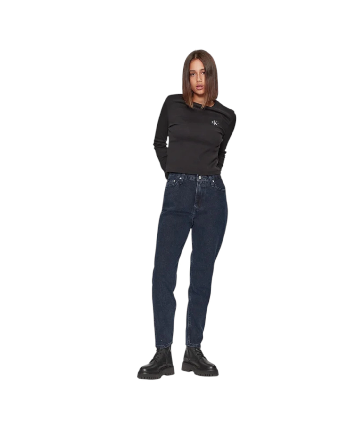 Calvin Klein - Γυναικείο Παντελόνι Τζιν Mom Fit J20J221786-1BJ Μπλε (1) Calvin Klein - Γυναικείο Παντελόνι Τζιν Mom Fit J20J221786-1BJ Μπλε J20J221786-1BJ