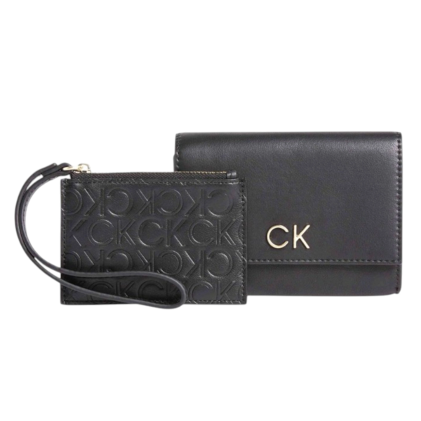 Calvin Klein - Γυναικείο Πορτοφόλι Re-Lock Bifold & Cardholder Sm K60K611092-BAX Μαύρο