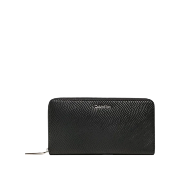 Calvin Klein - Γυναικείο Πορτοφόλι Μεγάλο Ck Elevated Za Saffiano K60K610266-BAX Μαύρο