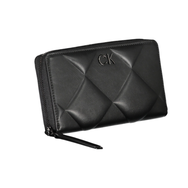 Calvin Klein - Γυναικείο Πορτοφόλι Μεγάλο Re-Lock Quilt Za K60K610774-BEH Μαύρο K60K610774-BEH