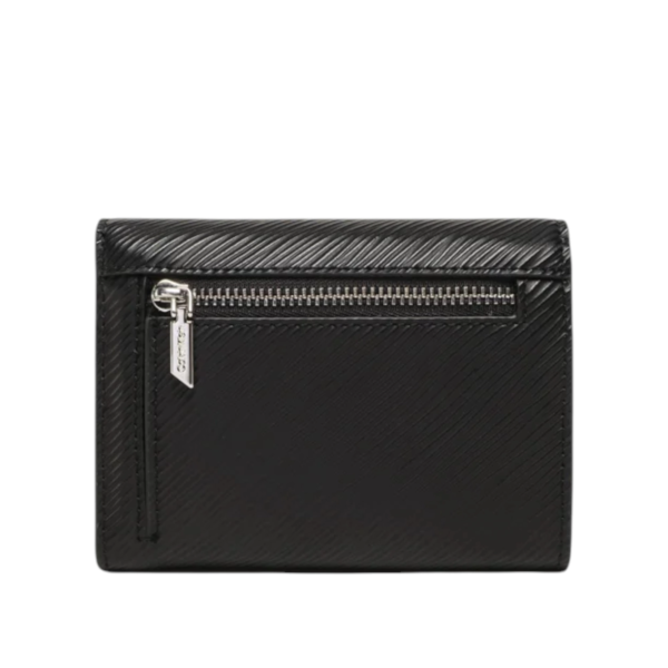Calvin Klein - Γυναικείο Πορτοφόλι Μεσαίο Ck Elevated Trifold Md Saffiano K60K610267-BAX Μαύρο K60K610267-BAX