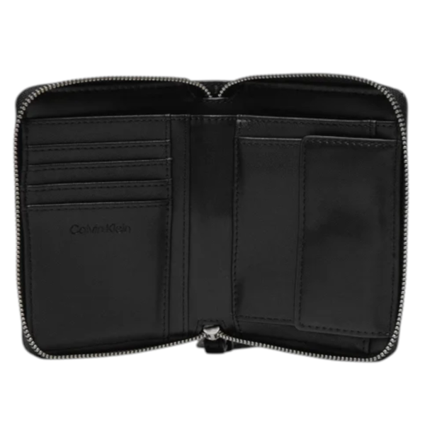 Calvin Klein - Γυναικείο Πορτοφόλι Μεσαίο Gracie Wallet W/Strap K60K611387-BEH Μαύρο K60K611387-BEH