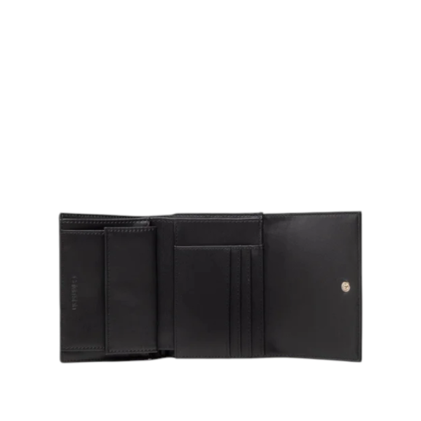 Calvin Klein - Γυναικείο Πορτοφόλι Μεσαίο Re-Lock Trifold Md K60K608994-BEH Μαύρο K60K608994-BEH