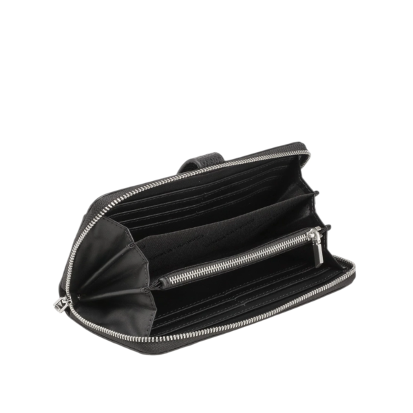 Calvin Klein - Γυναικείο Πορτοφόλι Μεσαίο Za Wallet Lg K60K610487-BAX Μαύρο K60K610487-BAX