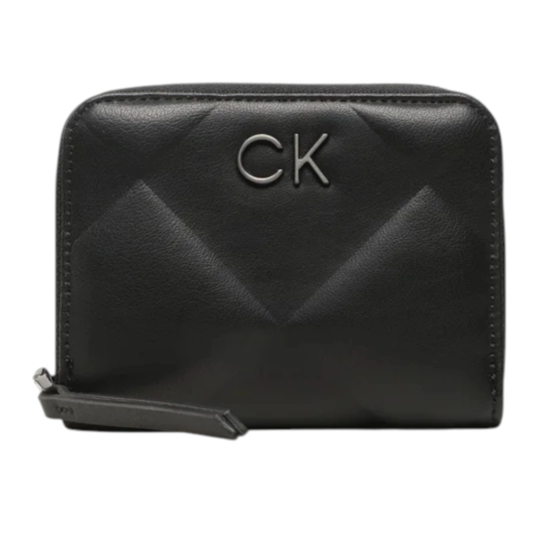 Calvin Klein - Γυναικείο Πορτοφόλι Μικρό Re-Lock Quilt Za K60K610785-BAX Μαύρο
