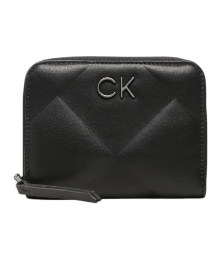 Calvin Klein - Γυναικείο Πορτοφόλι Μικρό Re-Lock Quilt Za K60K610785-BAX Μαύρο