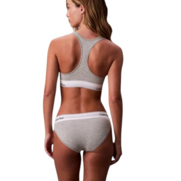 Calvin Klein - Γυναικείο Σλιπ Icon Cotton Modal LV00QF8520-P7A Γκρι LV00QF8520-P7A