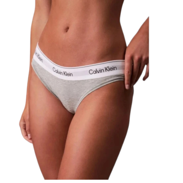 Calvin Klein - Γυναικείο Σλιπ Icon Cotton Modal LV00QF8520-P7A Γκρι LV00QF8520-P7A