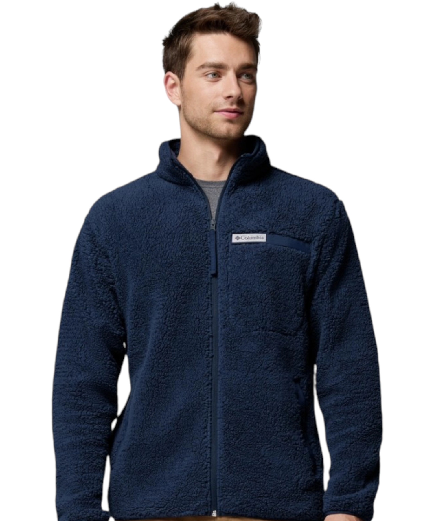 Columbia – Ανδρική Ζακέτα με Φερμουάρ Rugged Ridge High Pile 2135481-464 Μπλε (1) Columbia - Ανδρική Ζακέτα με Φερμουάρ Rugged Ridge High Pile 2135481-464 Μπλε 2135481-464
