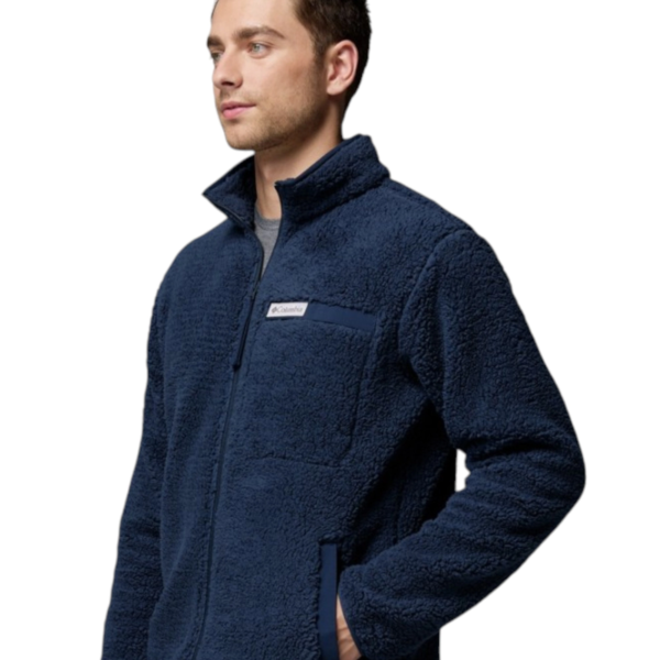 Columbia - Ανδρική Ζακέτα με Φερμουάρ Rugged Ridge High Pile 2135481-464 Μπλε 2135481-464