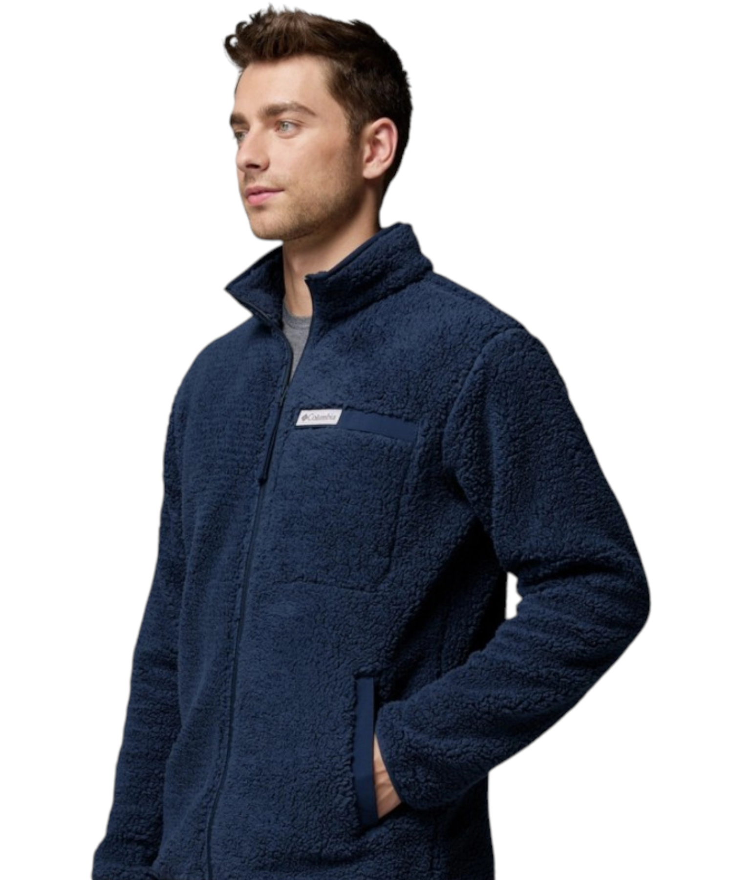 Columbia – Ανδρική Ζακέτα με Φερμουάρ Rugged Ridge High Pile 2135481-464 Μπλε (3) Columbia - Ανδρική Ζακέτα με Φερμουάρ Rugged Ridge High Pile 2135481-464 Μπλε 2135481-464