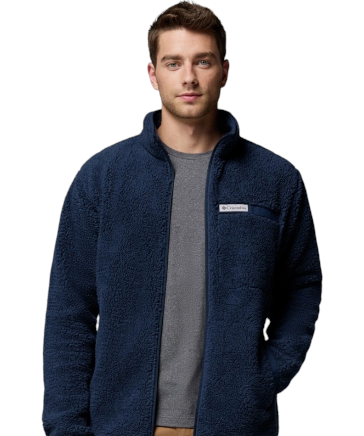 Columbia - Ανδρική Ζακέτα με Φερμουάρ Rugged Ridge High Pile 2135481-464 Μπλε (4) Columbia - Ανδρική Ζακέτα με Φερμουάρ Rugged Ridge High Pile 2135481-464 Μπλε 2135481-464