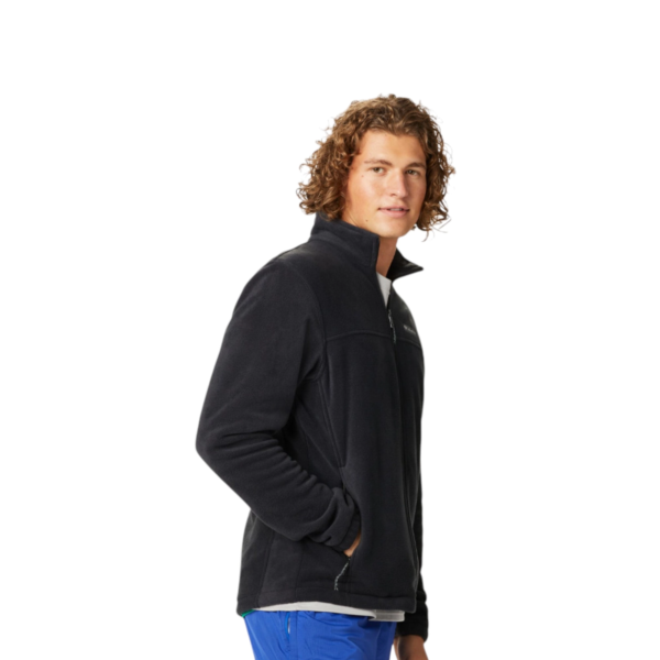 Columbia - Ανδρική Ζακέτα με Φερμουάρ Steens Mountain Polar Fleece WM3220-010 Μαύρο WM3220-010