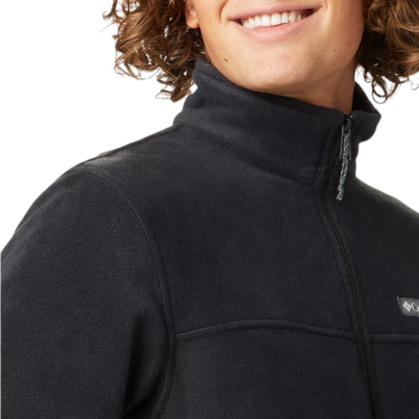 Columbia - Ανδρική Ζακέτα με Φερμουάρ Steens Mountain Polar Fleece WM3220-010 Μαύρο WM3220-010