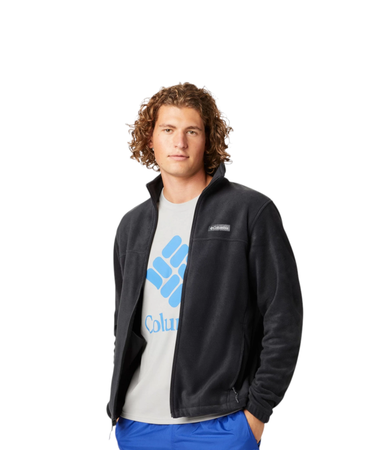 Columbia – Ανδρική Ζακέτα με Φερμουάρ Steens Mountain Polar Fleece WM3220-010 Μαύρο (4) Columbia - Ανδρική Ζακέτα με Φερμουάρ Steens Mountain Polar Fleece WM3220-010 Μαύρο WM3220-010