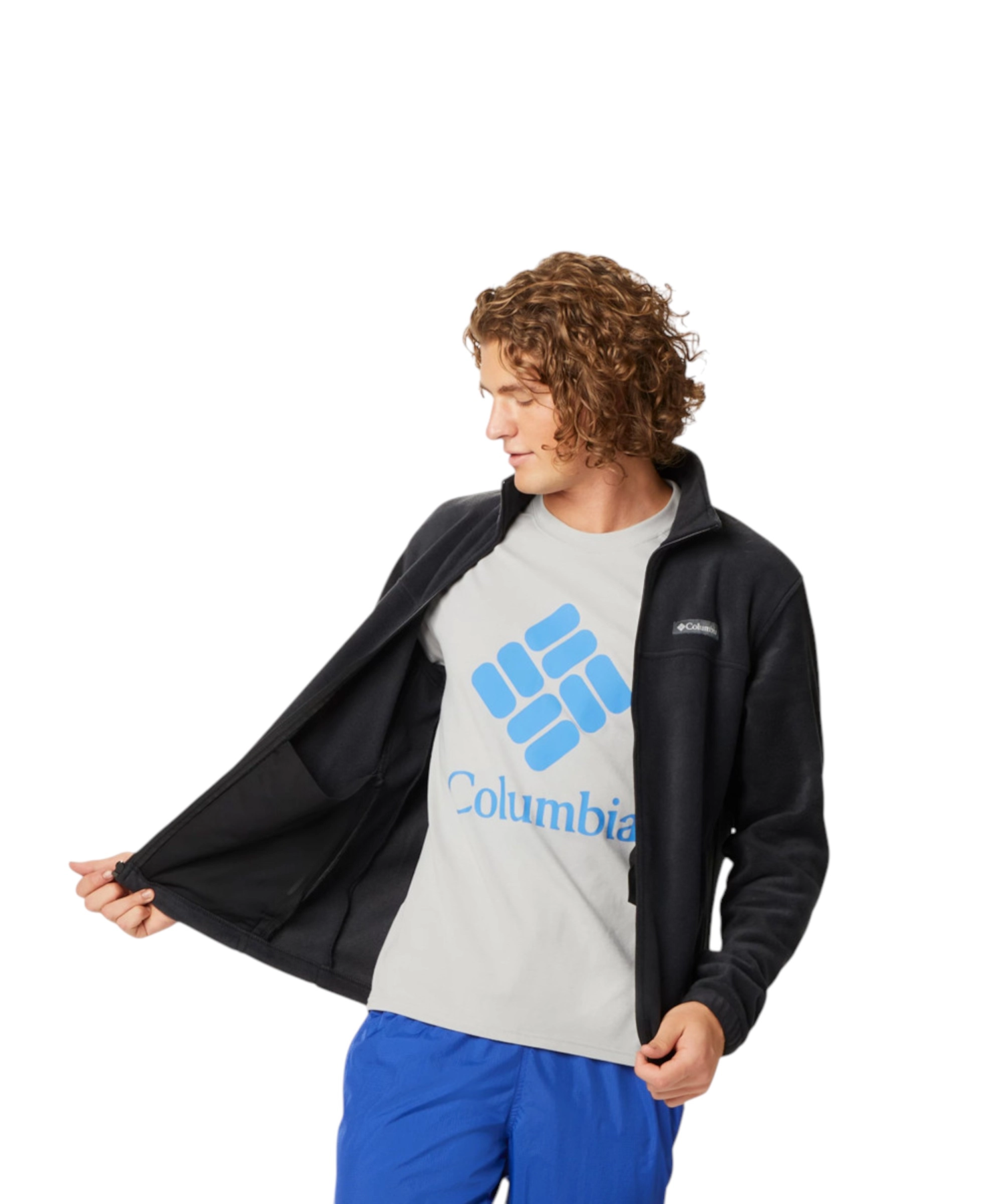 Columbia – Ανδρική Ζακέτα με Φερμουάρ Steens Mountain Polar Fleece WM3220-010 Μαύρο (5) Columbia - Ανδρική Ζακέτα με Φερμουάρ Steens Mountain Polar Fleece WM3220-010 Μαύρο WM3220-010