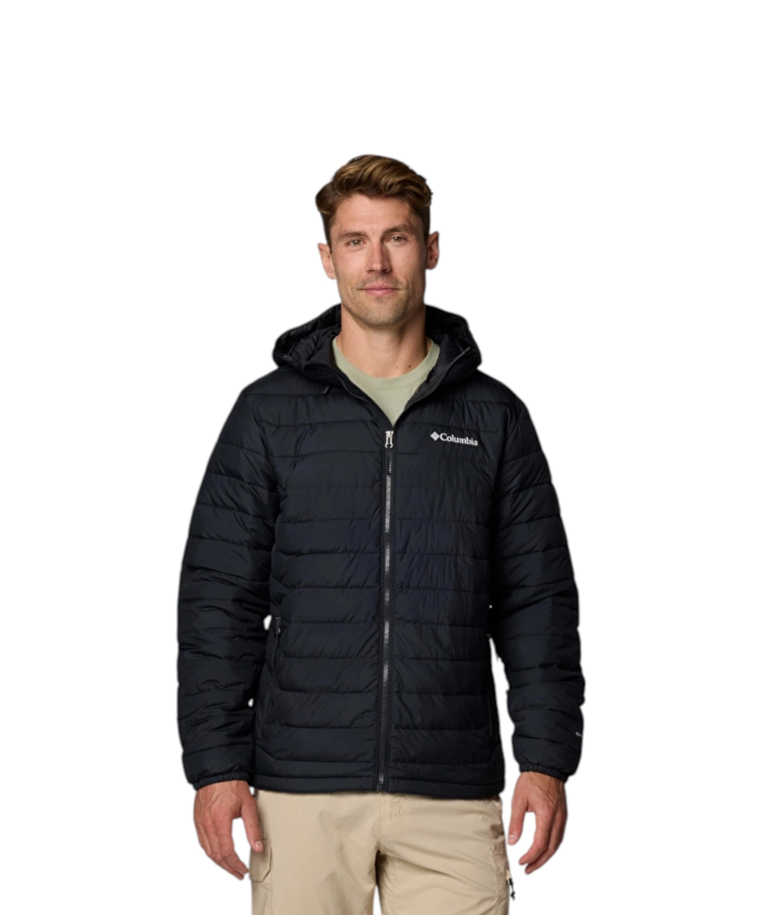 Columbia - Ανδρικό Μπουφάν Powder Lite II Hooded WX6272-010 Μαύρο (1) Columbia - Ανδρικό Μπουφάν Powder Lite II Hooded WX6272-010 Μαύρο WX6272-010
