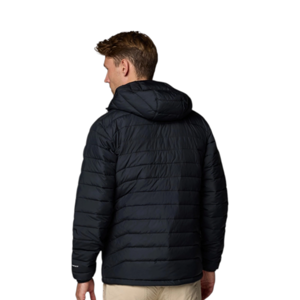 Columbia - Ανδρικό Μπουφάν Powder Lite II Hooded WX6272-010 Μαύρο WX6272-010