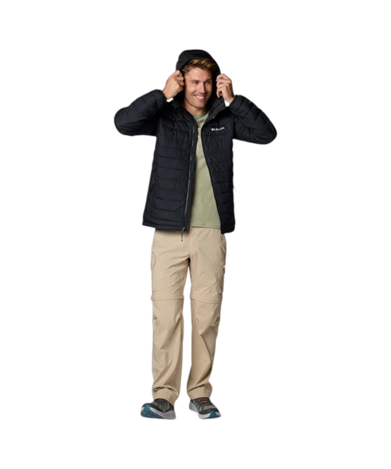 Columbia – Ανδρικό Μπουφάν Powder Lite II Hooded WX6272-010 Μαύρο (3) Columbia - Ανδρικό Μπουφάν Powder Lite II Hooded WX6272-010 Μαύρο WX6272-010