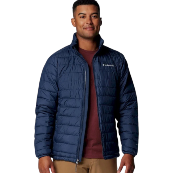 Columbia - Ανδρικό Μπουφάν Powder Lite II Hooded WX6272-464 Μπλε WX6272-464