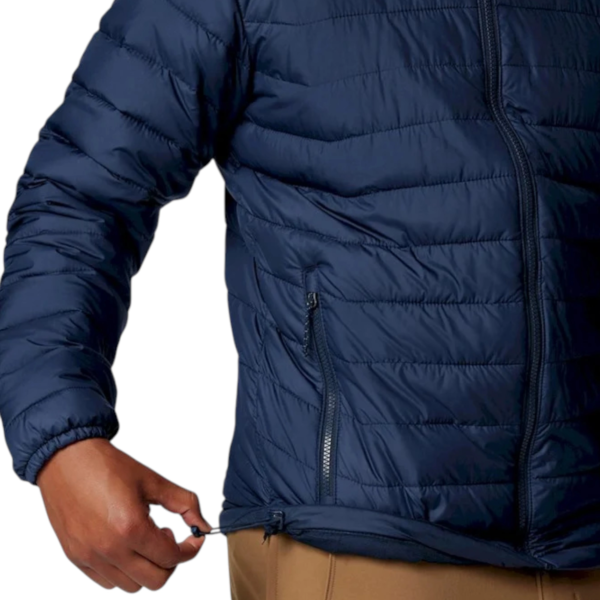 Columbia - Ανδρικό Μπουφάν Powder Lite II Hooded WX6272-464 Μπλε WX6272-464