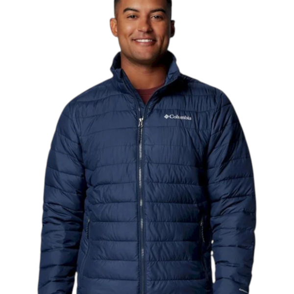 Columbia - Ανδρικό Μπουφάν Powder Lite II Hooded WX6272-464 Μπλε