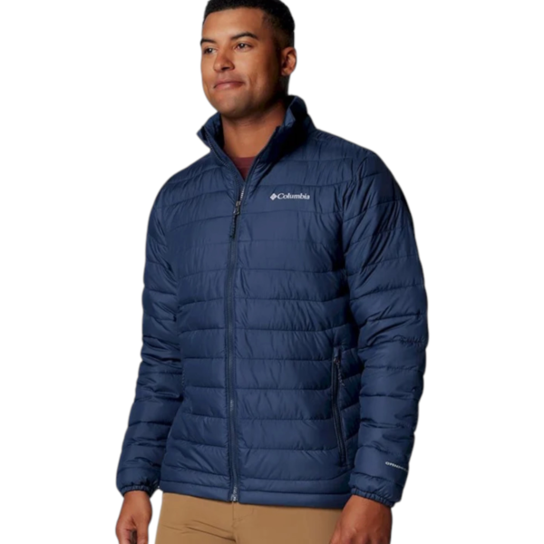 Columbia - Ανδρικό Μπουφάν Powder Lite II Hooded WX6272-464 Μπλε WX6272-464