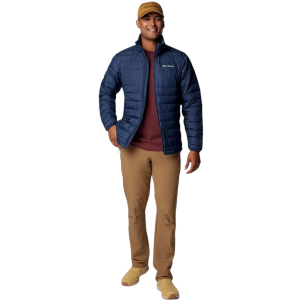 Columbia - Ανδρικό Μπουφάν Powder Lite II Hooded WX6272-464 Μπλε WX6272-464