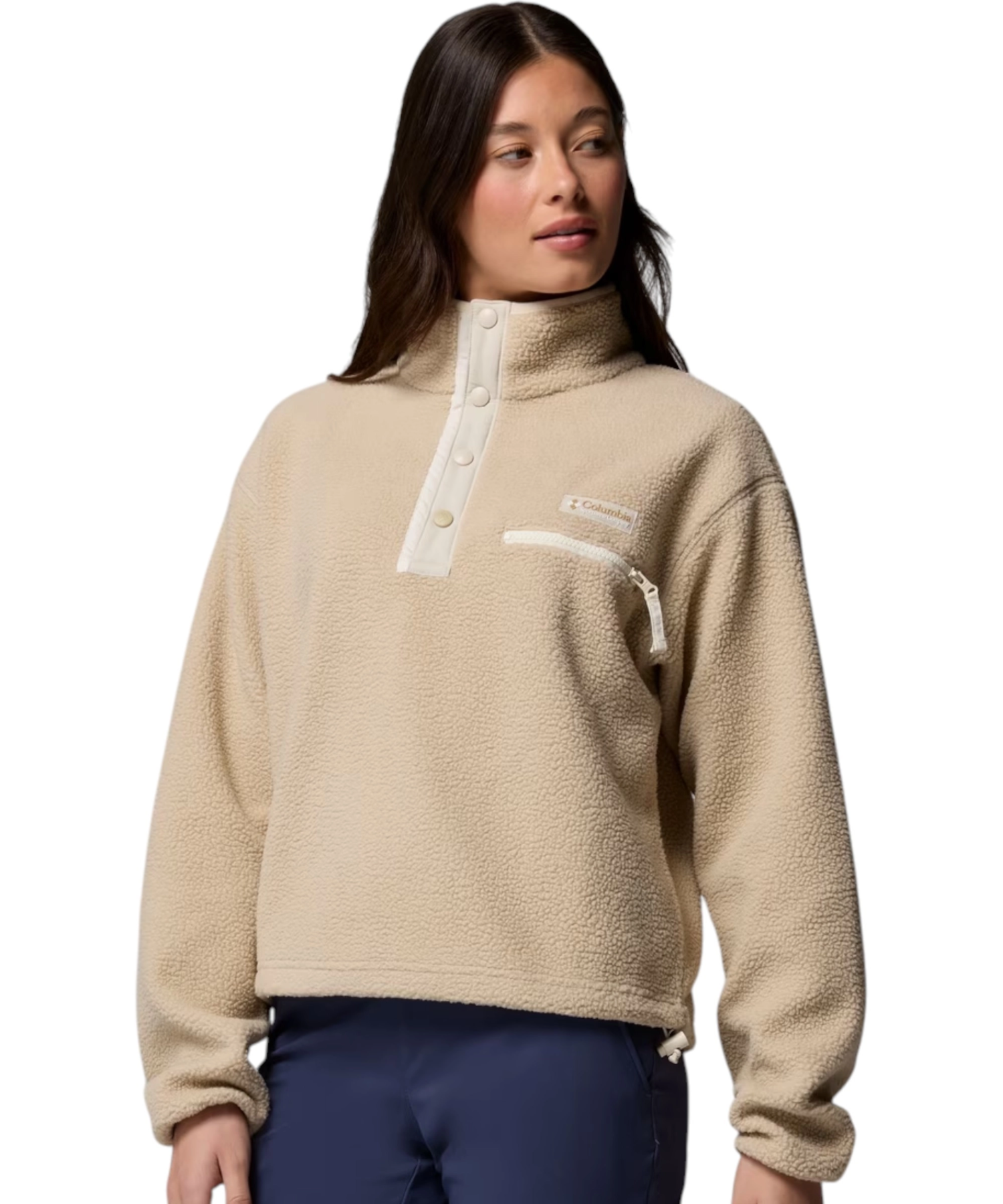 Columbia - Γυναικείo Φούτερ Fleece Helvetia II Cropped Half Snap 2092231-272 Μπεζ (1) Columbia - Γυναικείo Φούτερ Fleece Helvetia II Cropped Half Snap 2092231-272 Μπεζ 2092231-272