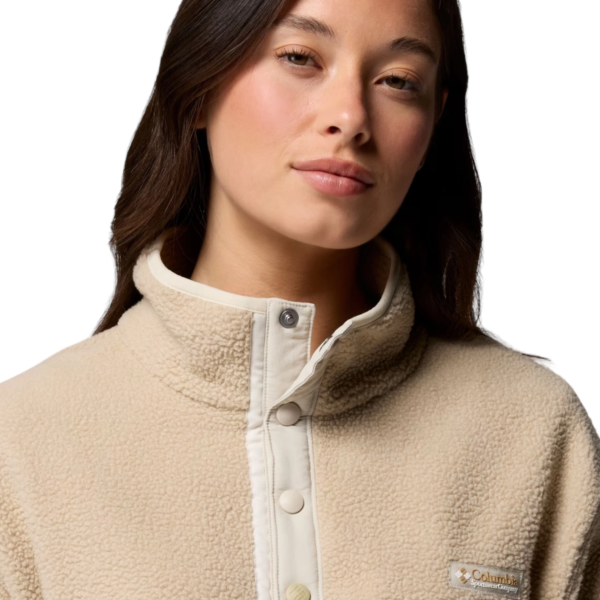 Columbia - Γυναικείo Φούτερ Fleece Helvetia II Cropped Half Snap 2092231-272 Μπεζ 2092231-272