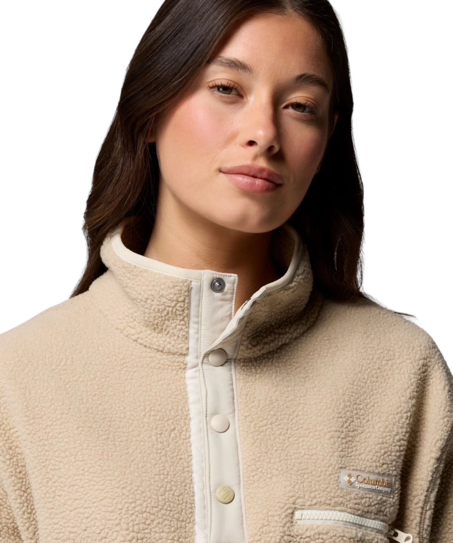 Columbia – Γυναικείo Φούτερ Fleece Helvetia II Cropped Half Snap 2092231-272 Μπεζ (2) Columbia - Γυναικείo Φούτερ Fleece Helvetia II Cropped Half Snap 2092231-272 Μπεζ 2092231-272