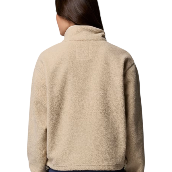 Columbia - Γυναικείo Φούτερ Fleece Helvetia II Cropped Half Snap 2092231-272 Μπεζ 2092231-272