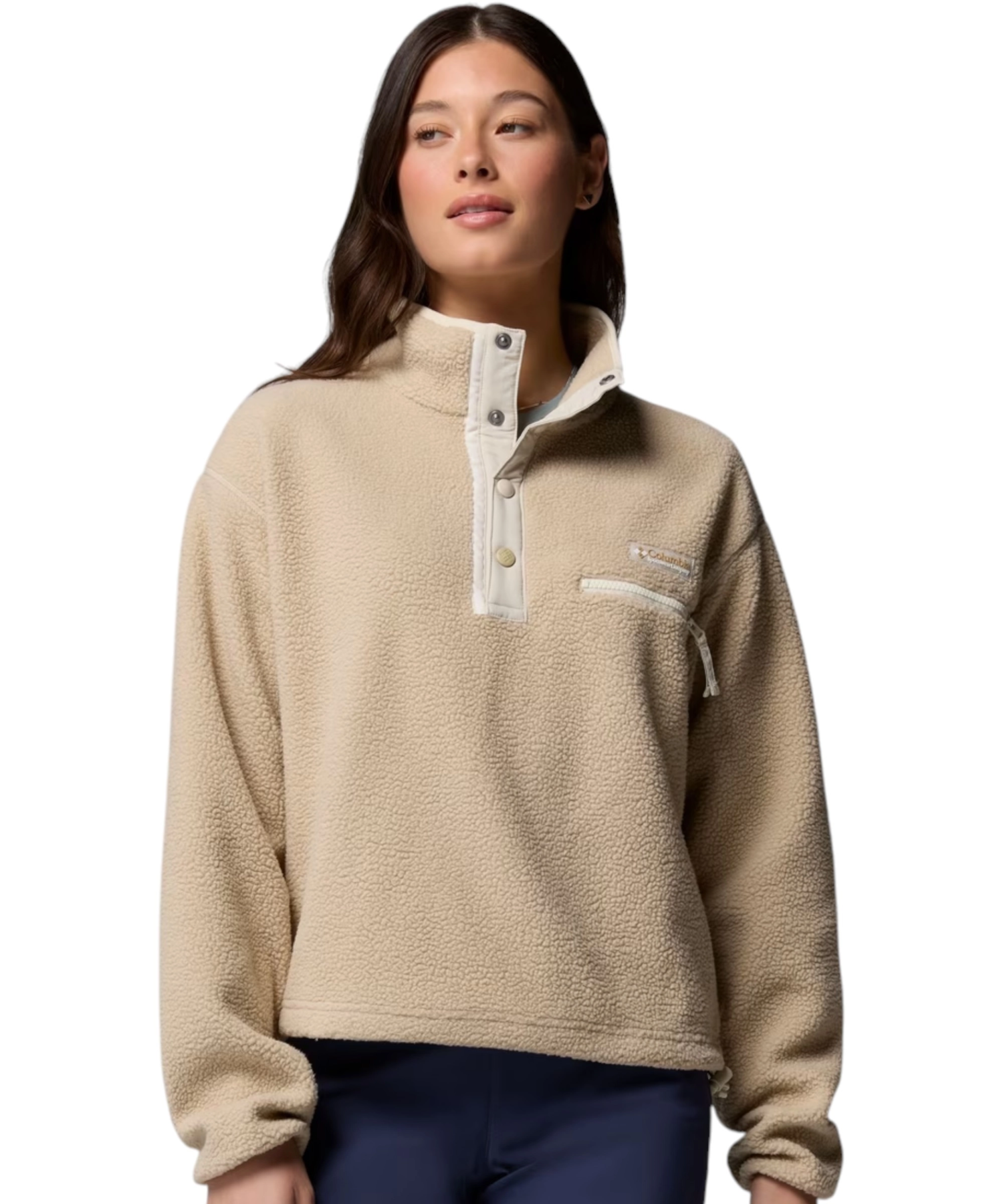 Columbia – Γυναικείo Φούτερ Fleece Helvetia II Cropped Half Snap 2092231-272 Μπεζ (4) Columbia - Γυναικείo Φούτερ Fleece Helvetia II Cropped Half Snap 2092231-272 Μπεζ 2092231-272