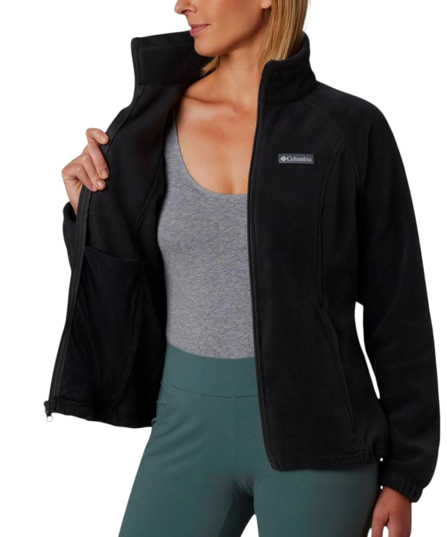 Columbia – Γυναικεία Ζακέτα Φούτερ Fleece Benton Springs WL6439-010 Μαύρο (3) Columbia - Γυναικεία Ζακέτα Φούτερ Fleece Benton Springs WL6439-010 Μαύρο WL6439-010