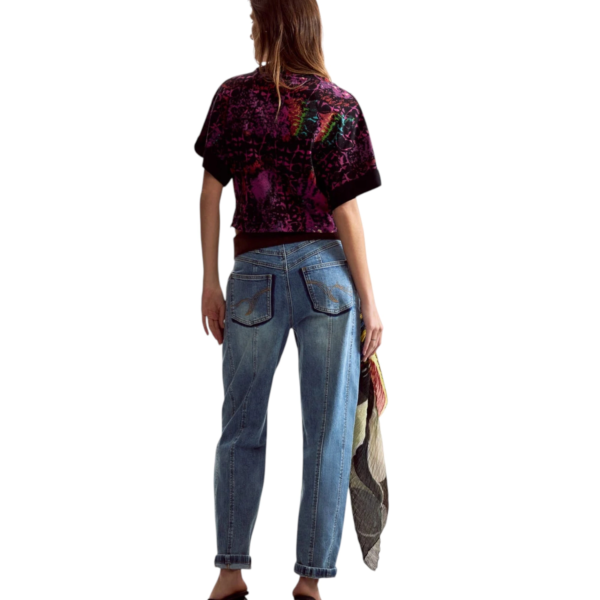 Desigual - Γυναικεία Κοντομάνικη Μπλούζα 26SWTK26-3062 Μωβ 26SWTK26-3062