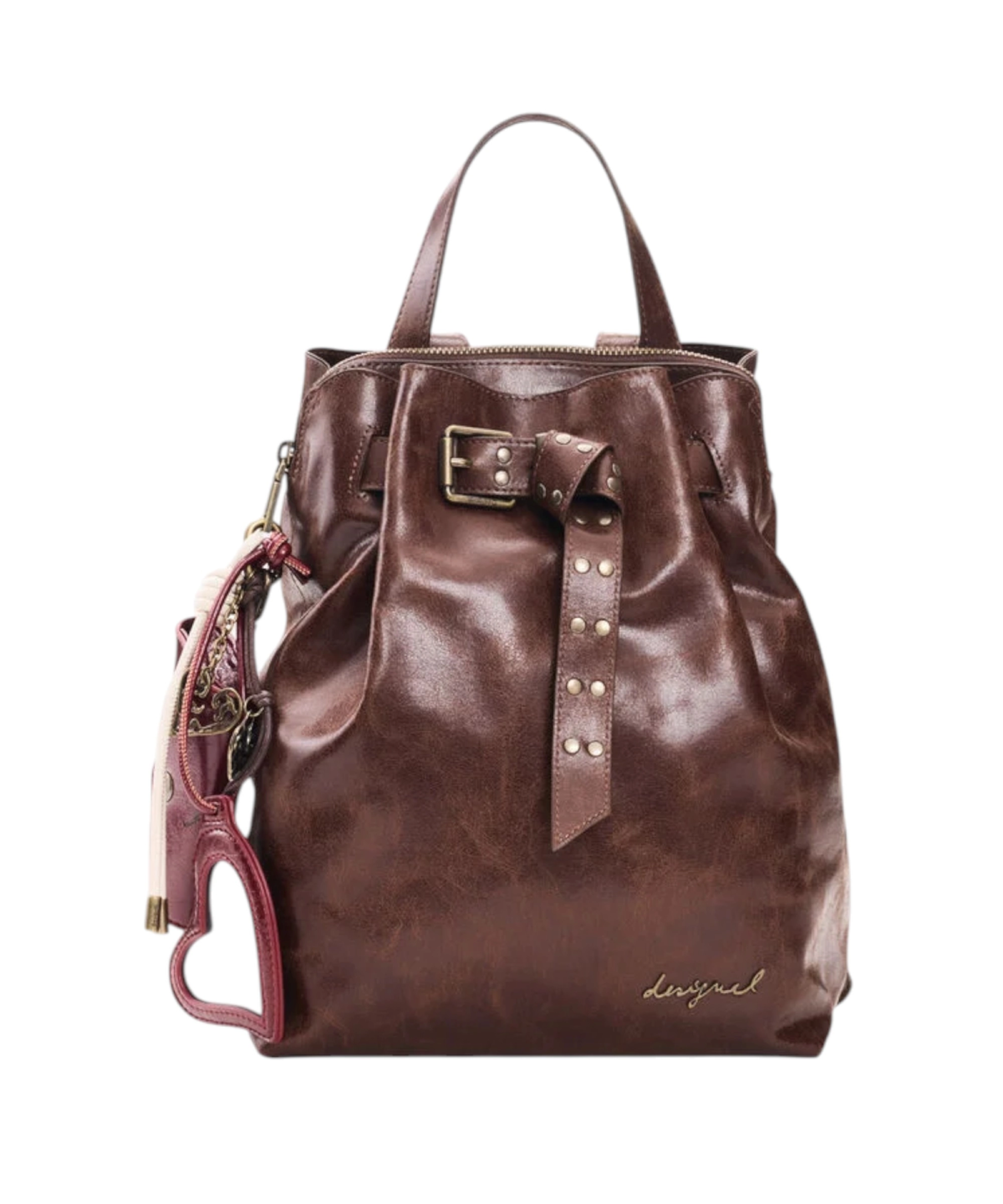 Desigual - Γυναικεία Τσάντα Πλάτης Galaxy Luena Mini 26WAKP12-6009 Καφέ