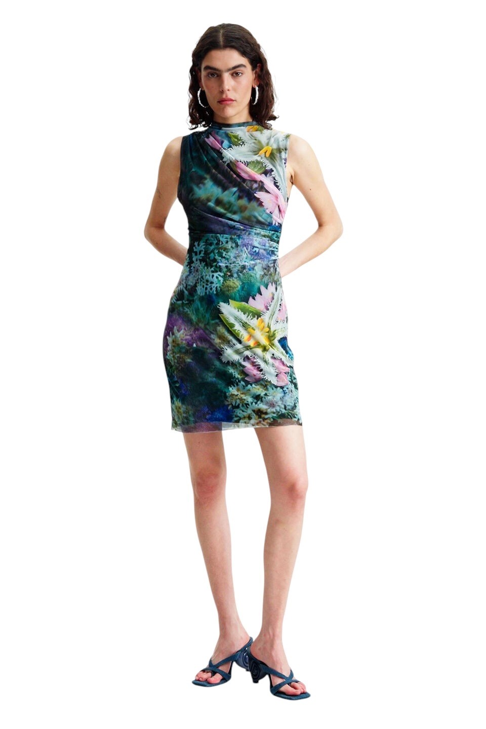 Desigual – Γυναικείο Κοντό Φόρεμα Carrington 26SWVK40-4031 Πράσινο (6) Desigual - Γυναικείο Κοντό Φόρεμα Carrington 26SWVK40-4031 Πράσινο 26SWVK40-4031