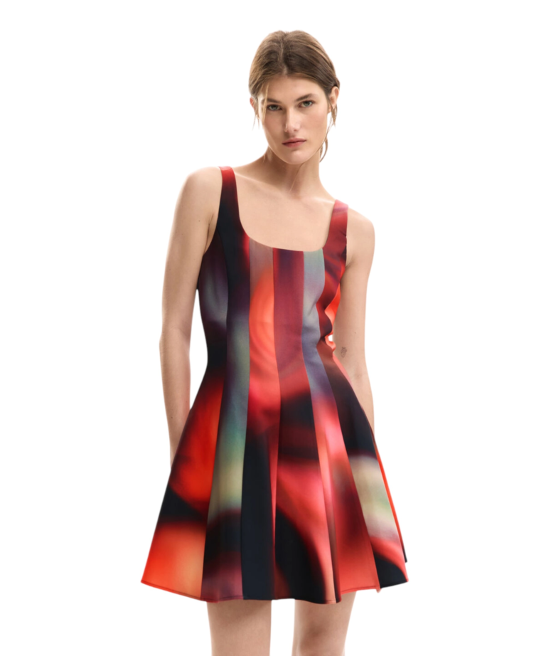 Desigual - Γυναικείο Κοντό Φόρεμα Cortesmancha 26SWVW02-2000 Μαύρο